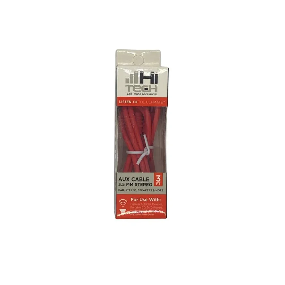 Aux Cable 3 Ft. & 3 Ft. MM Stereo